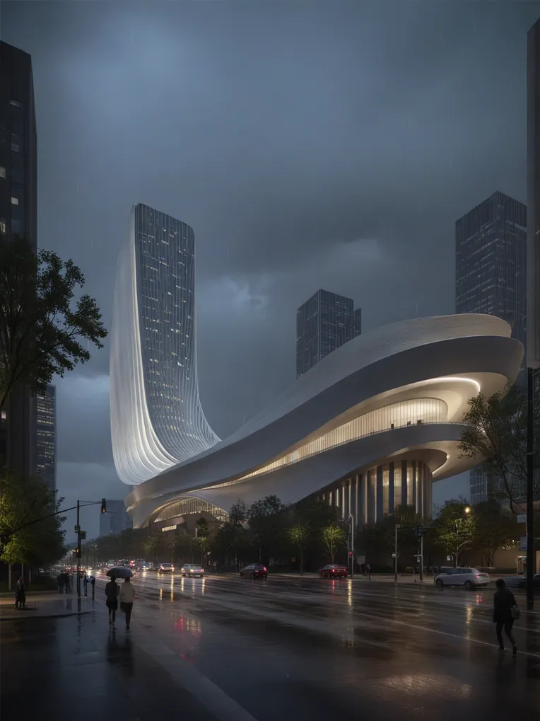 Realistic,Architectural Design,Building,LoRA,SDXL