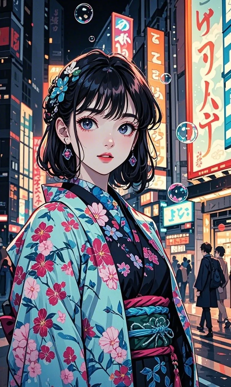 Anime Style,Girl,Object Enhance,LoRA,FLUX.1