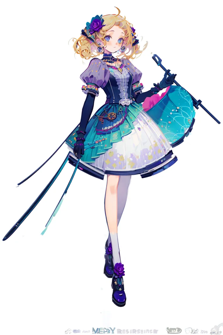 Hand-Drawn,Kids' Illustration,Girl,LoRA,SD 1.5