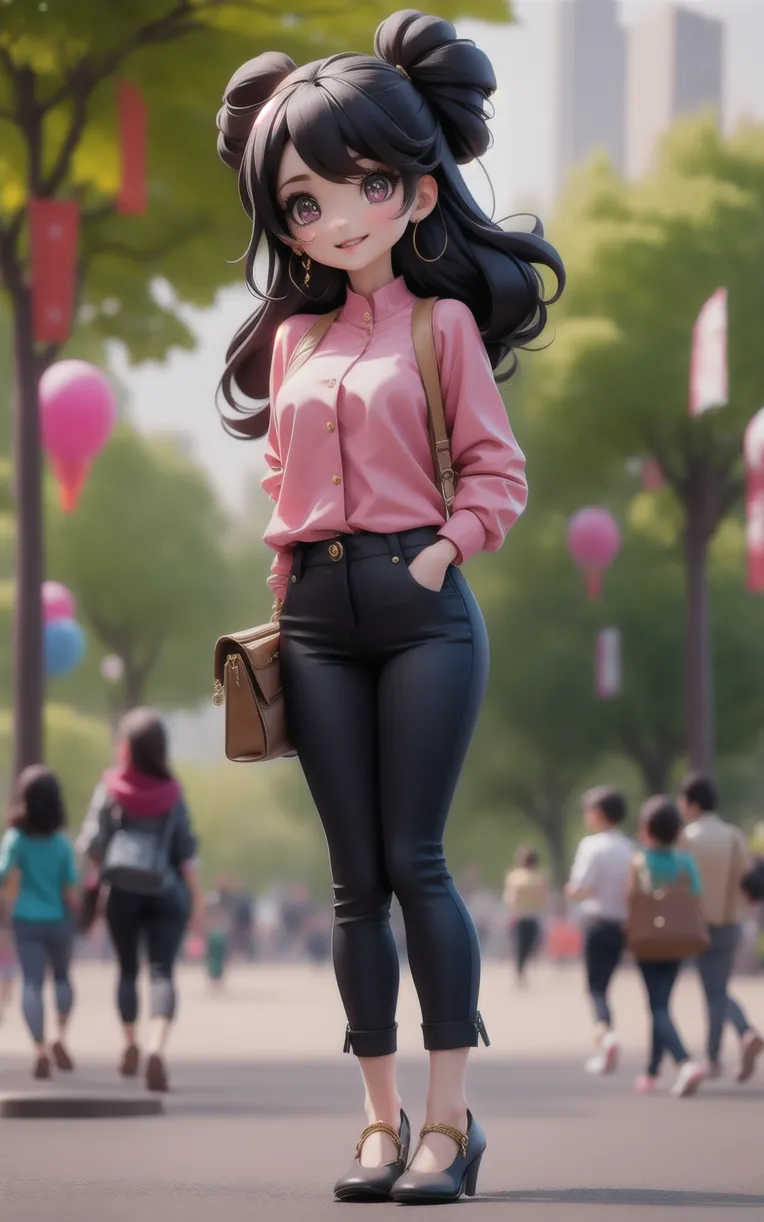 Cartoon style,Digital Painting Media,Girl,Checkpoint,SD 1.5