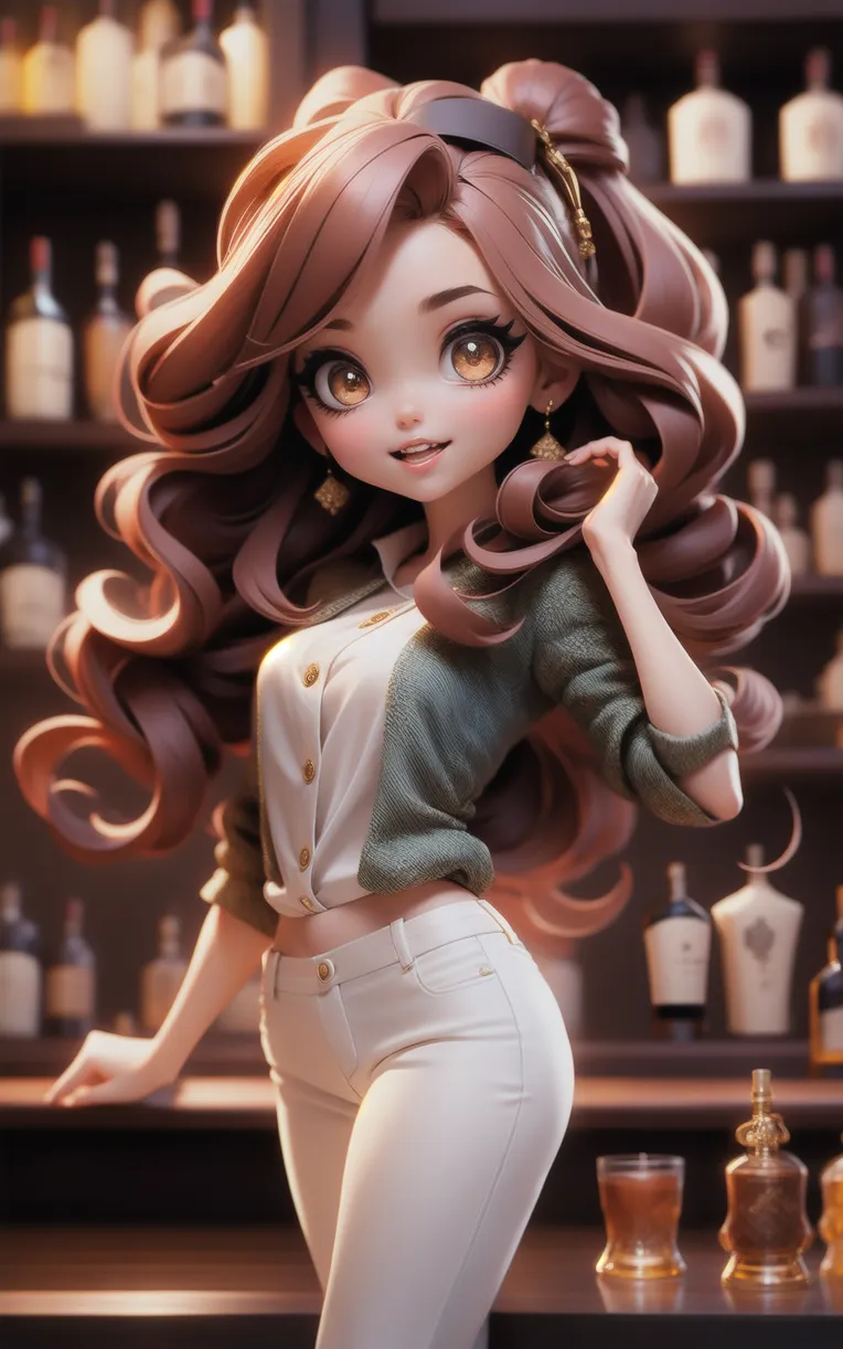 Cartoon style,Digital Painting Media,Girl,Checkpoint,SD 1.5