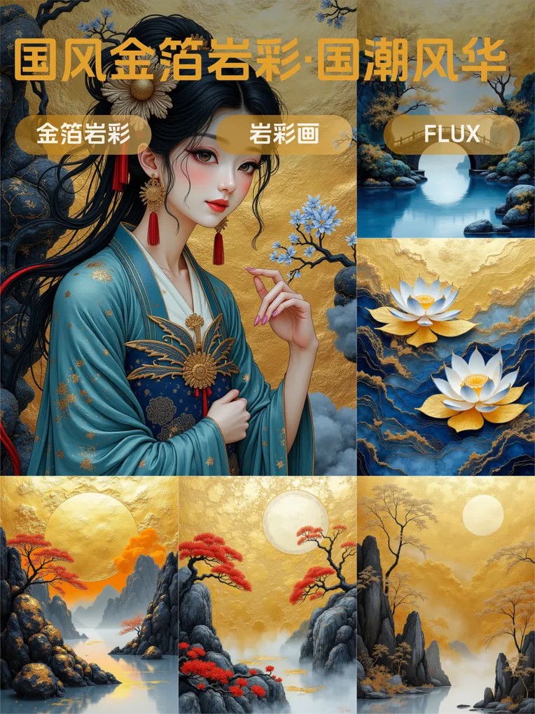 Traditional Painting Media,Girl,Style Boost,LoRA,FLUX.1