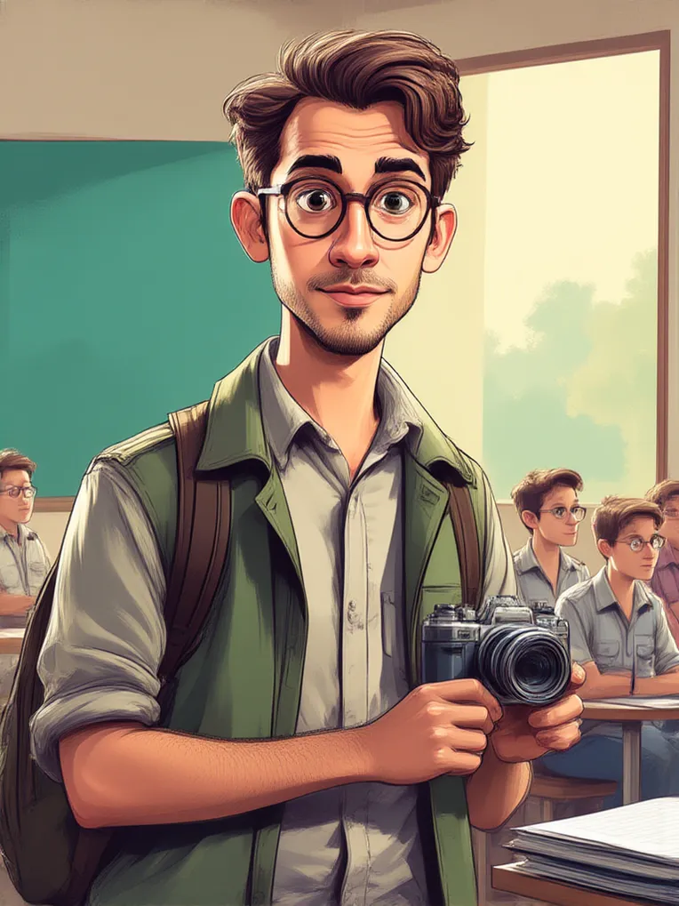 Flat Illustration,Boy,Physical/Facial feature,LoRA,FLUX.1