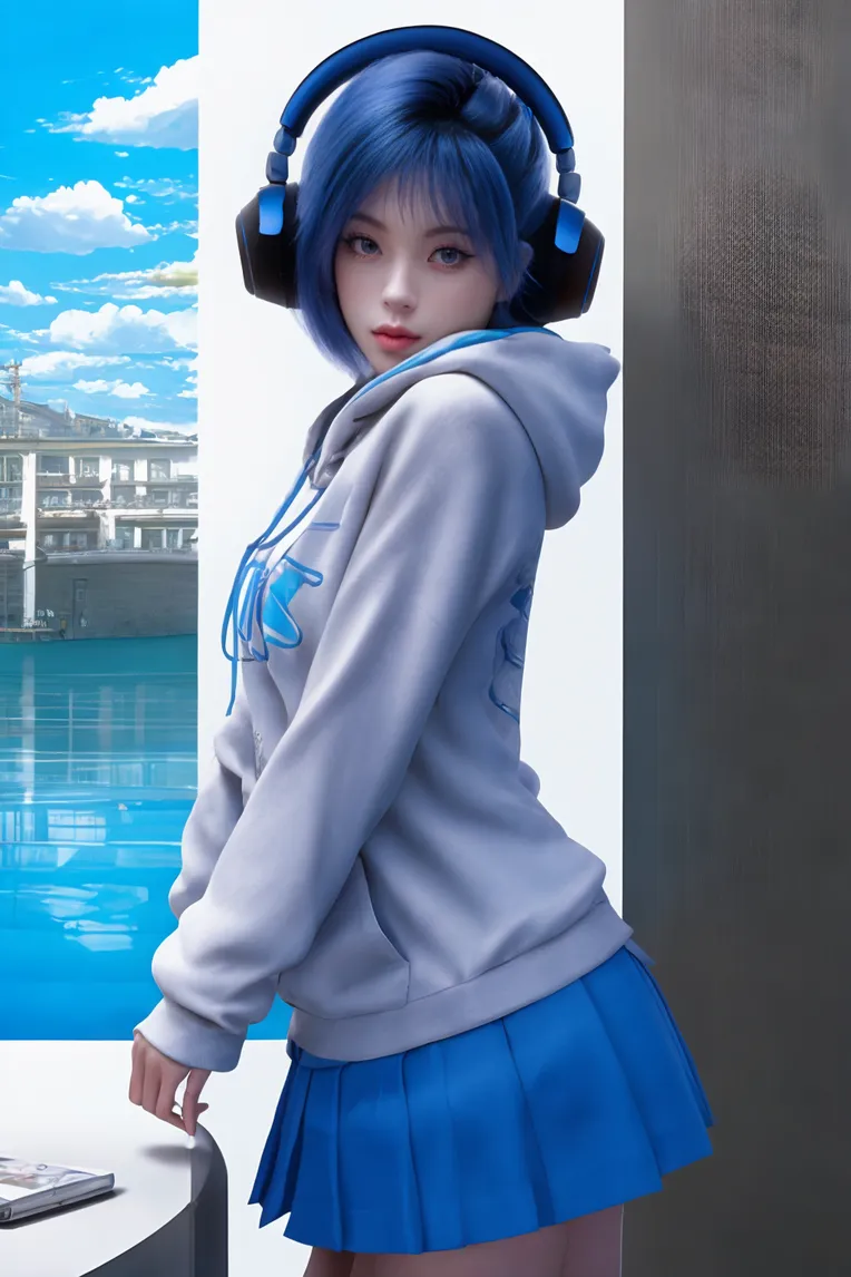 CGI style,Anime Character,Girl,LoRA,SD 1.5