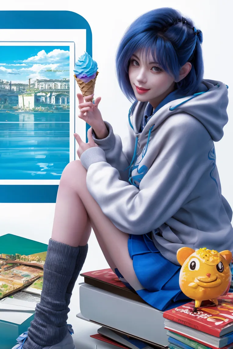 CGI style,Anime Character,Girl,LoRA,SD 1.5