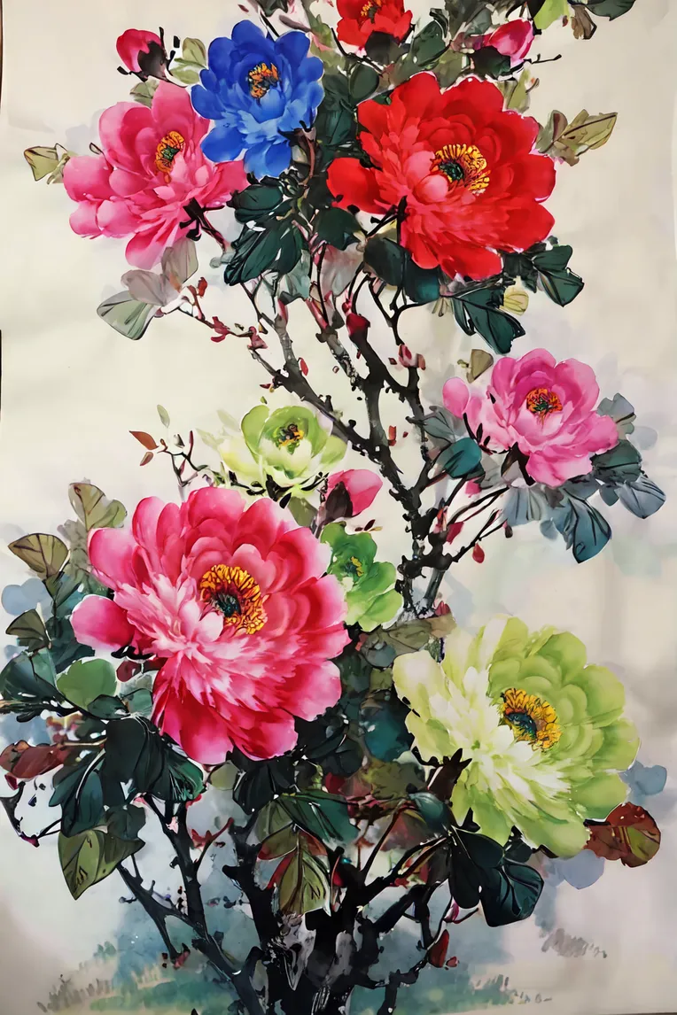 Chinese Style,Traditional Painting Media,Style Boost,LoRA,SD 1.5