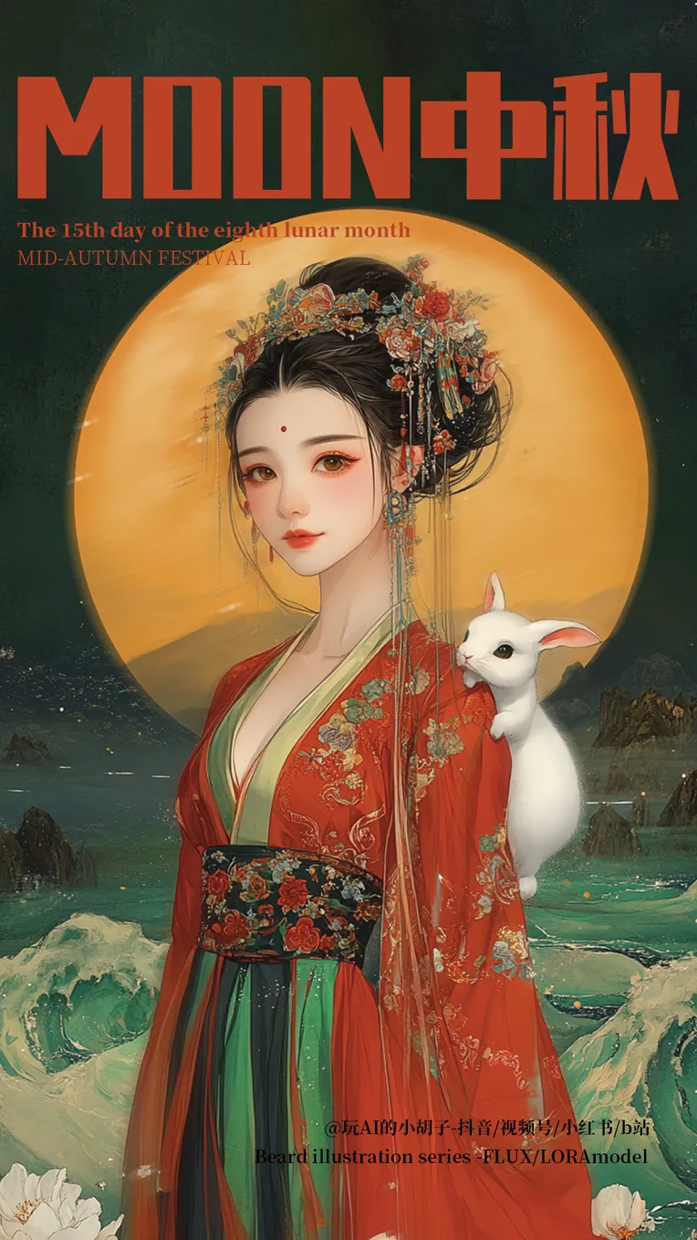 Illustration,Chinese Style,Girl,Workflow,