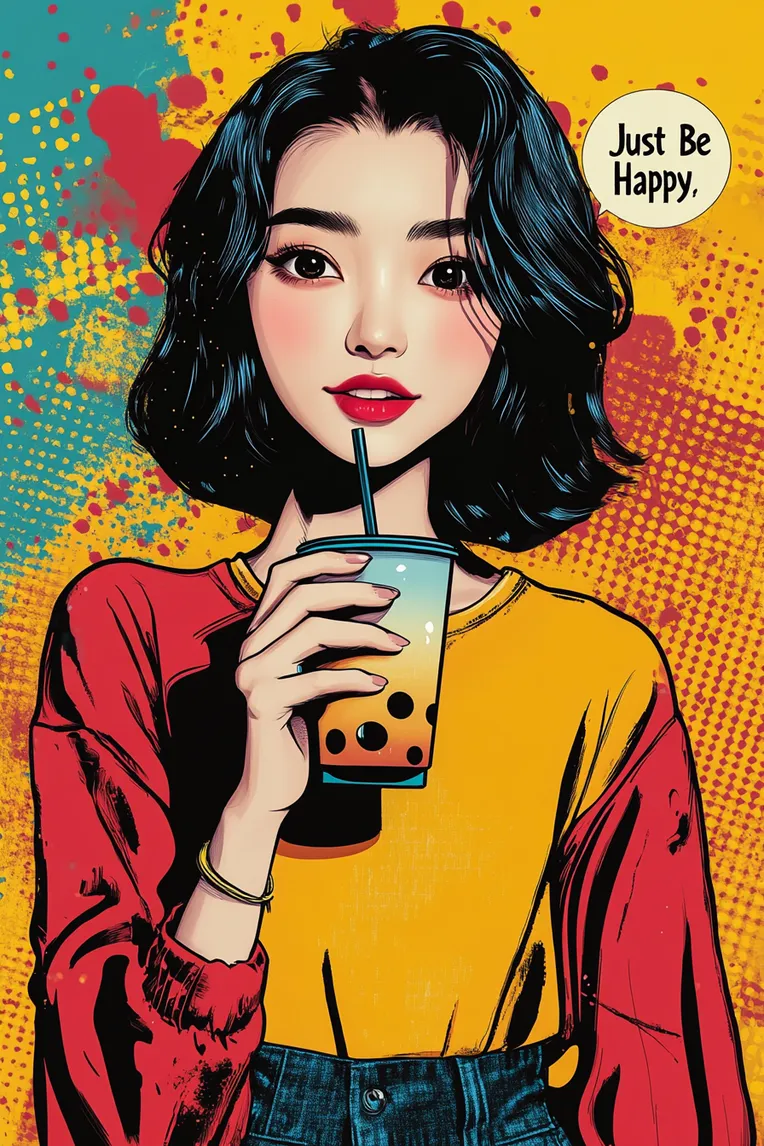 Illustration,Girl,Style Boost,Workflow,