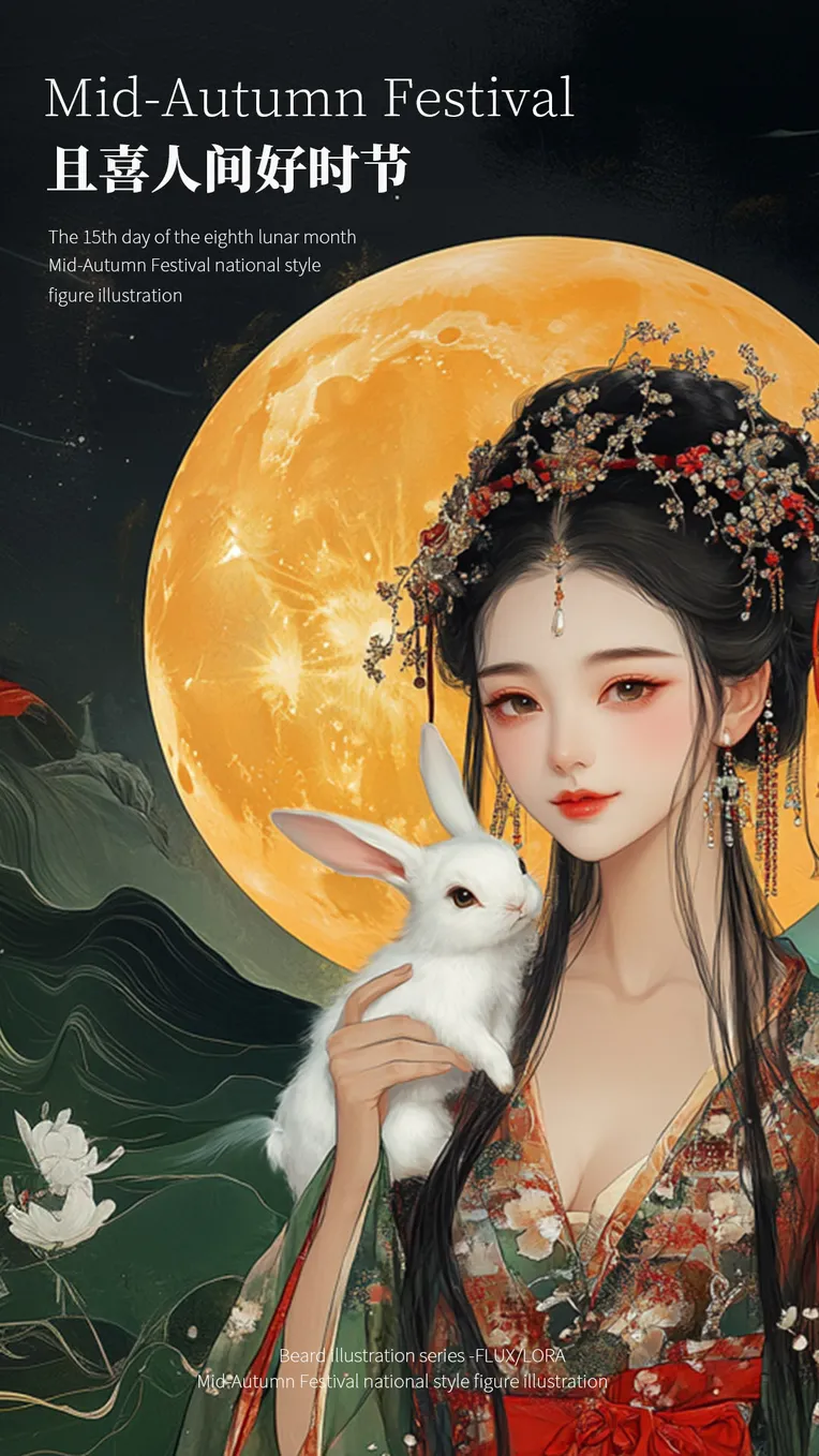 Illustration,Chinese Style,Girl,Workflow,
