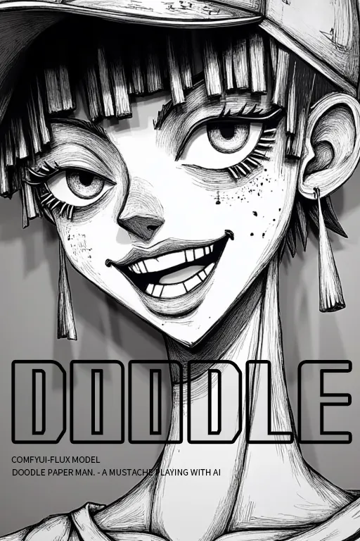 Illustration,Hand-Drawn,Girl,LoRA,FLUX.1