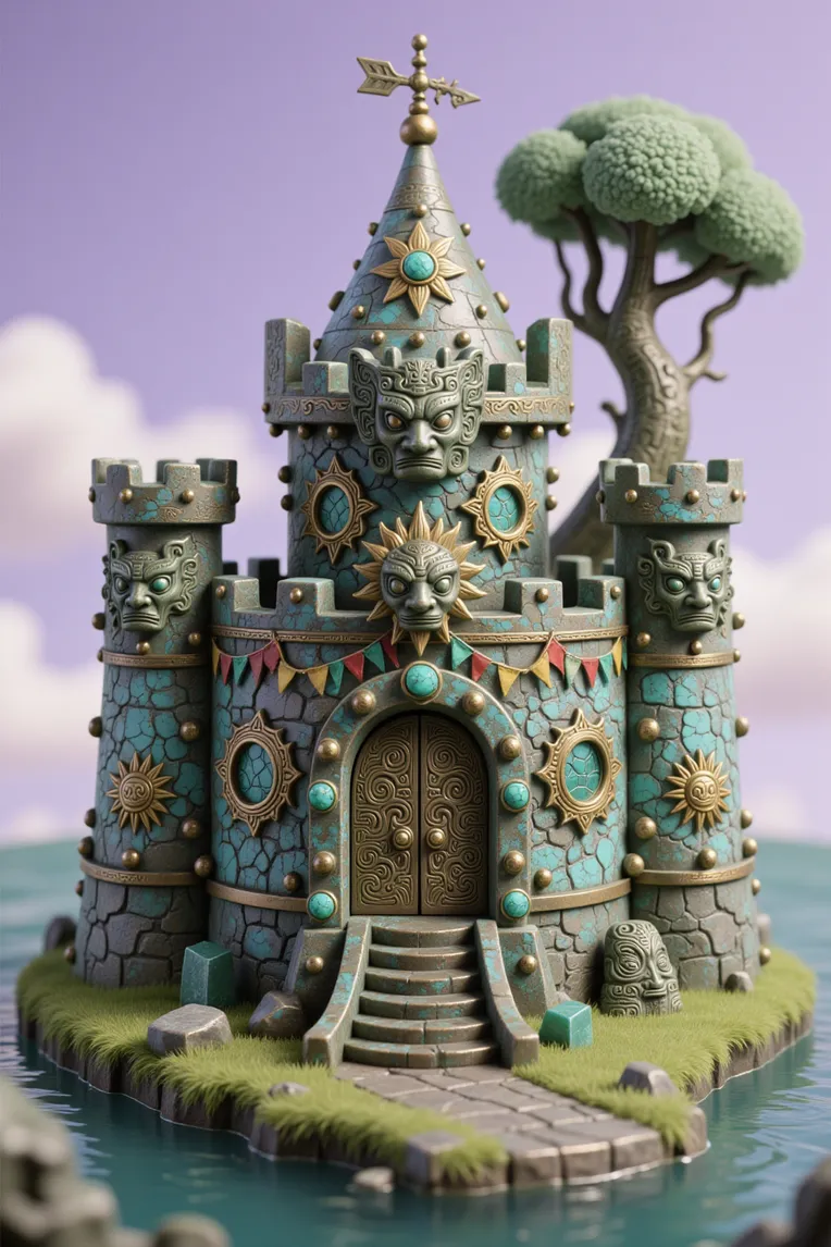 Cartoon style,Composition Control,Craft,LoRA,FLUX.1