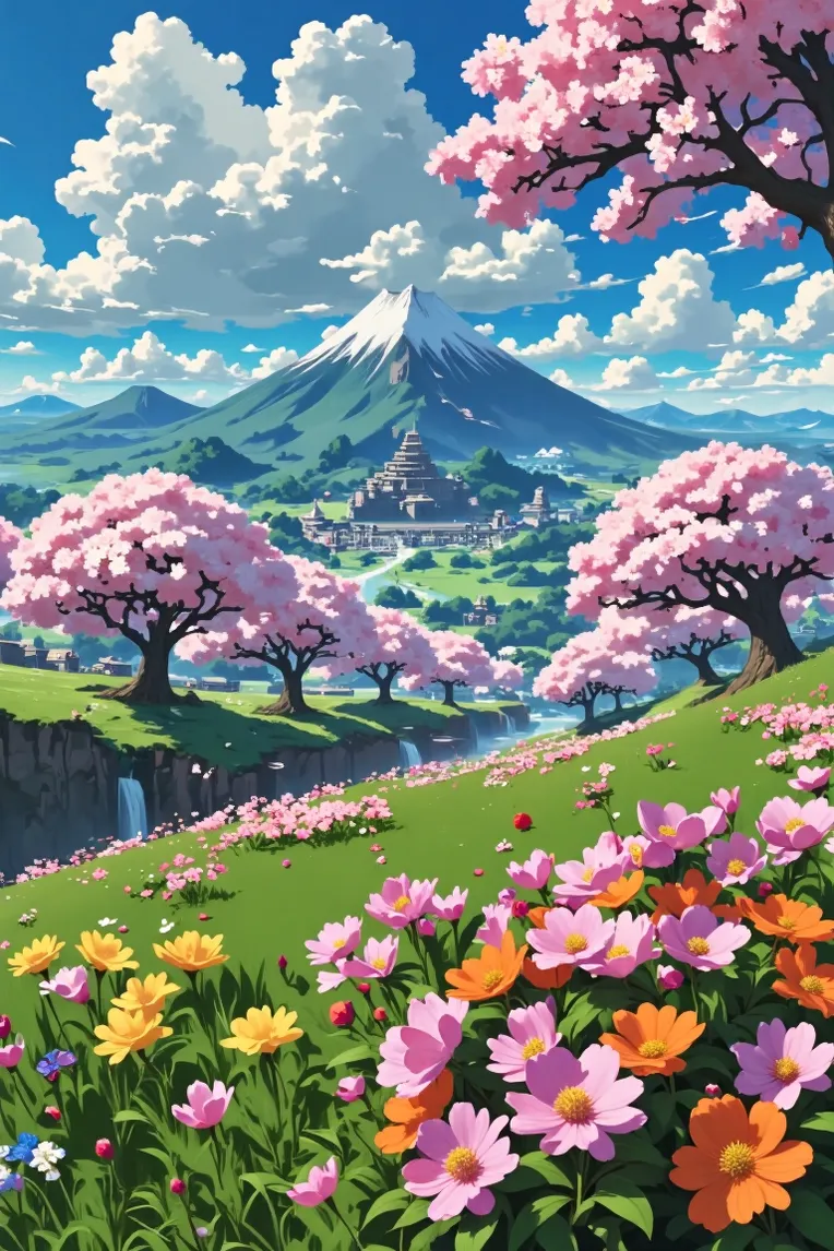 Anime Style,Building,Object Enhance,LoRA,FLUX.1