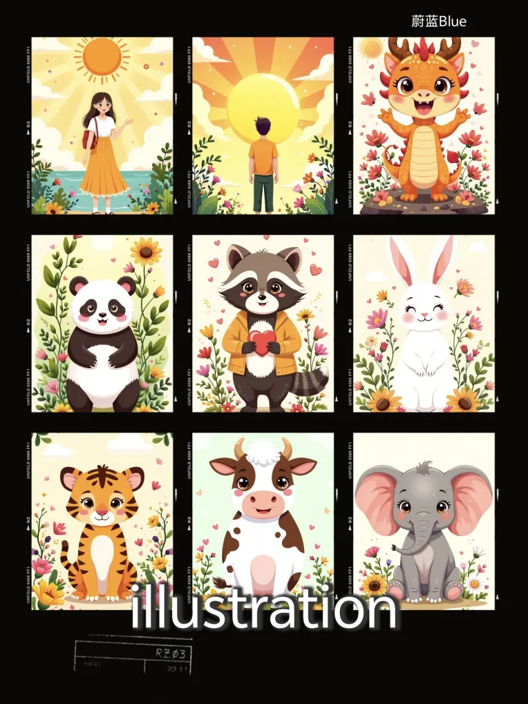 Kids' Illustration,Girl,Style Boost,LoRA,FLUX.1
