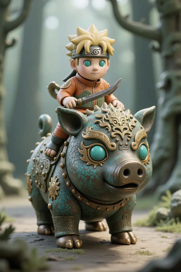 Cartoon style,Composition Control,Craft,LoRA,FLUX.1