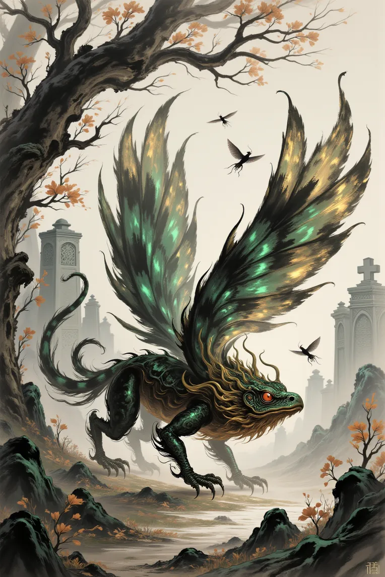 Illustration,Chinese Style,Style Boost,LoRA,FLUX.1