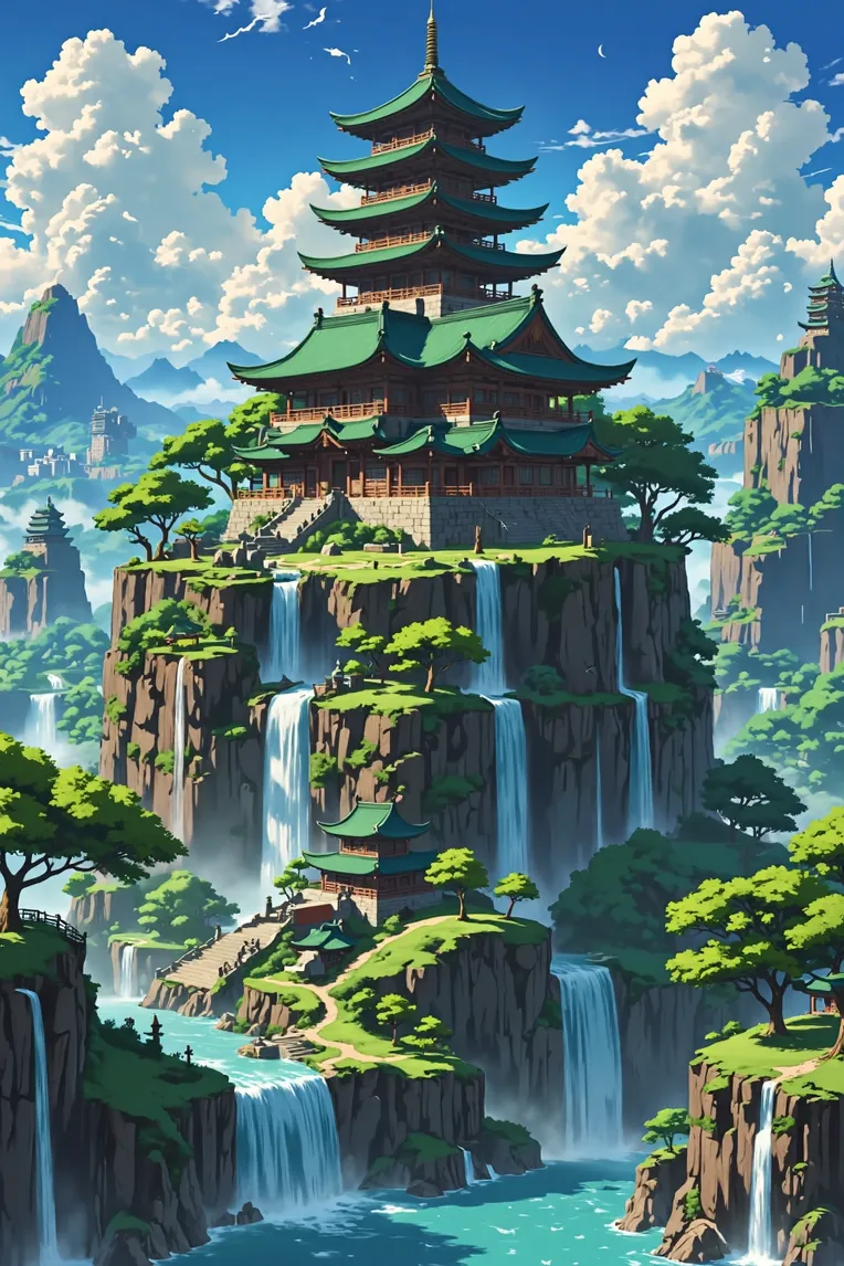 Anime Style,Building,Object Enhance,LoRA,FLUX.1