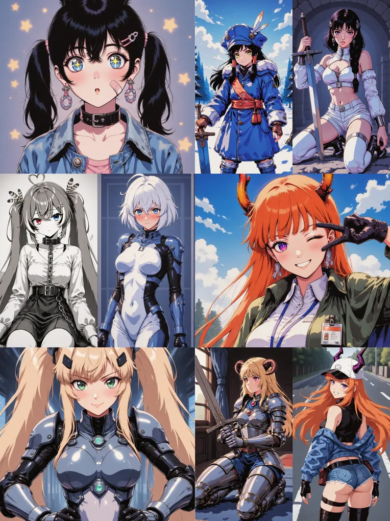 Anime Style,Girl,Object Enhance,LoRA,Illustrious