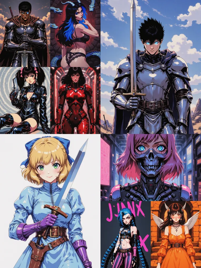 Anime Style,Girl,Object Enhance,LoRA,Illustrious