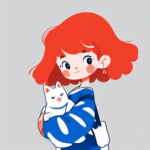 Hand-Drawn,Traditional Painting Media,Girl,LoRA,SD 1.5