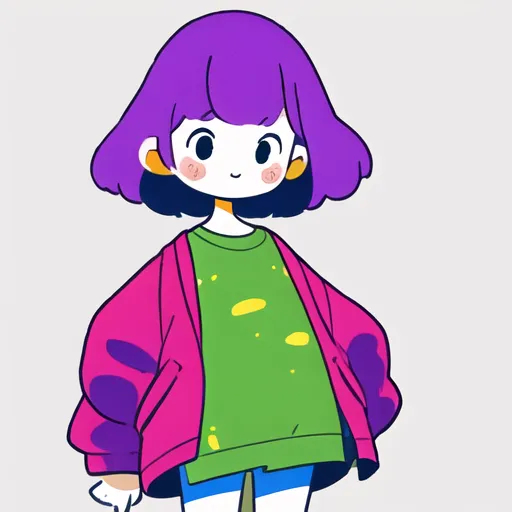 Hand-Drawn,Traditional Painting Media,Girl,LoRA,SD 1.5