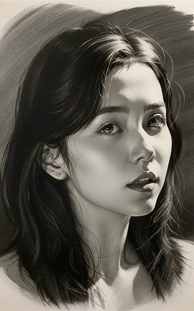 Hand-Drawn,Traditional Painting Media,Girl,LoRA,SD 1.5