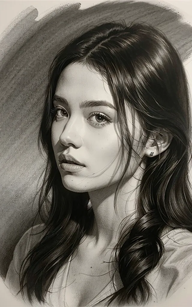 Hand-Drawn,Traditional Painting Media,Girl,LoRA,SD 1.5