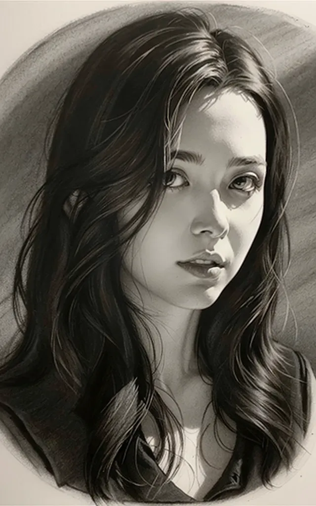 Hand-Drawn,Traditional Painting Media,Girl,LoRA,SD 1.5