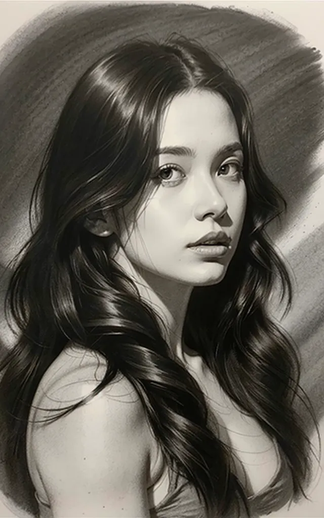 Hand-Drawn,Traditional Painting Media,Girl,LoRA,SD 1.5