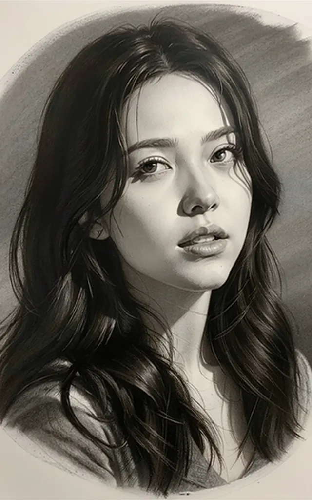 Hand-Drawn,Traditional Painting Media,Girl,LoRA,SD 1.5