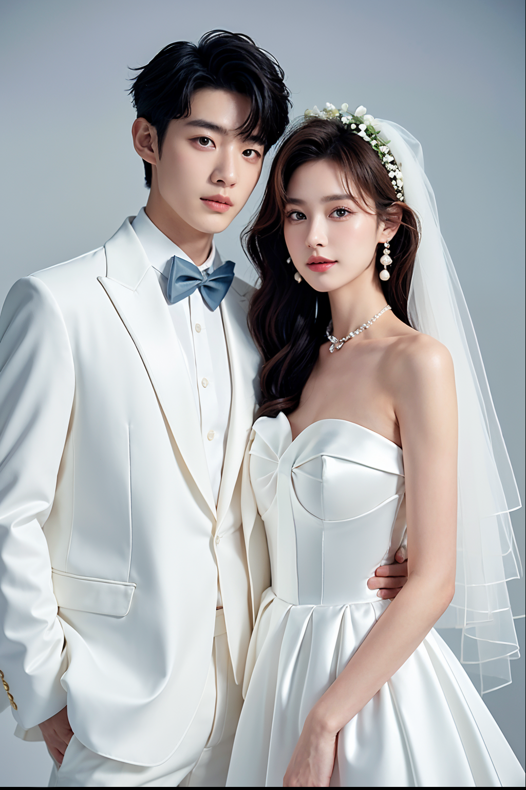 Pure White Wedding Dress | Wedding Photos | White | Couples V1.0
