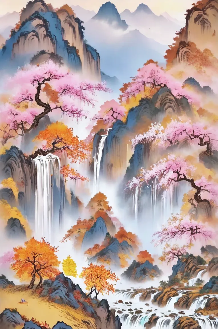 Chinese Style,Traditional Painting Media,Style Boost,LoRA,SDXL