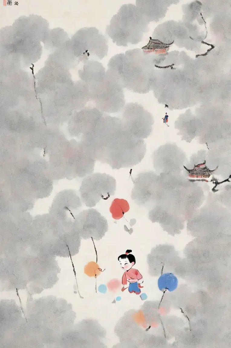 Chinese Style,Traditional Painting Media,Style Boost,LoRA,SDXL