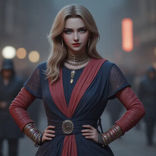 Cartoon style,Girl,Physical/Facial feature,LoRA,FLUX.1