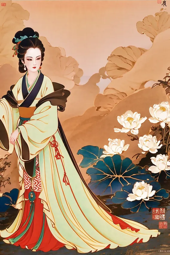 Portrait of Lady Shi (d. 1718), Wife of Yinreng