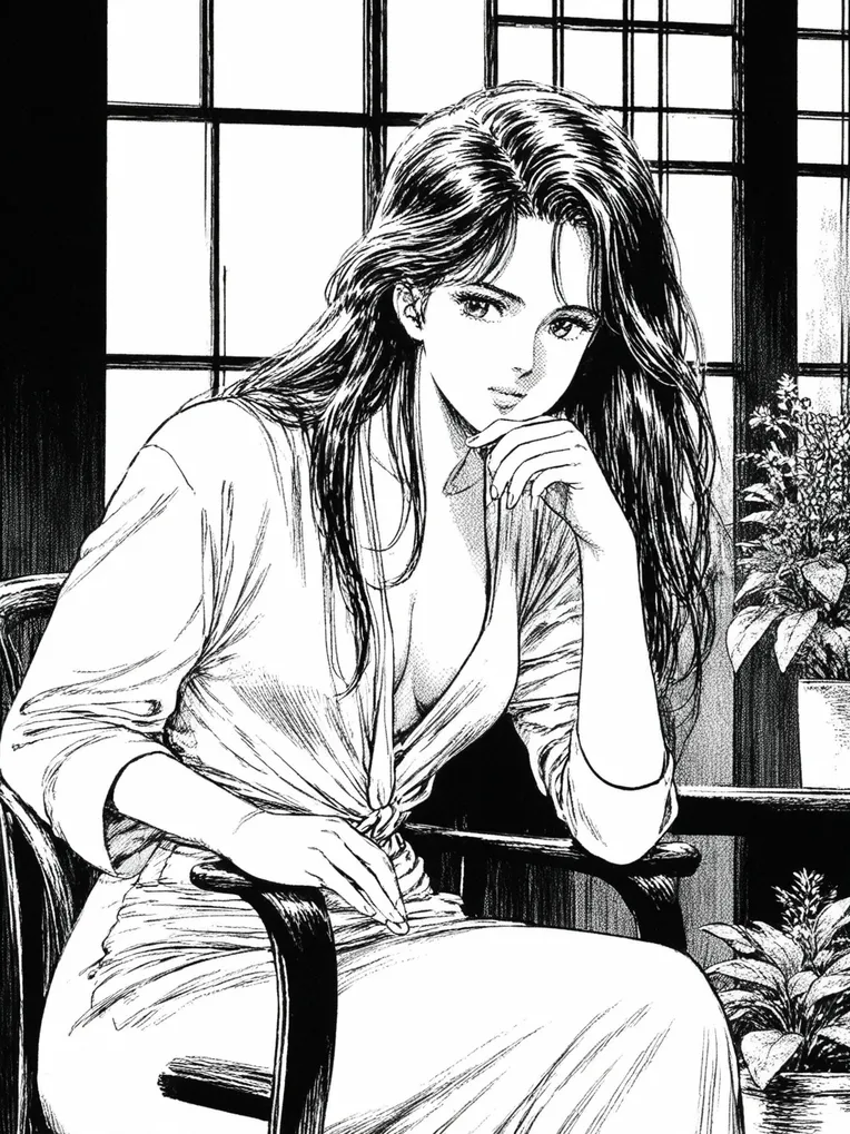 Traditional Painting Media,Girl,Style Boost,LoRA,SDXL