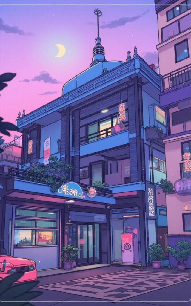 Anime Style,Building,Style Boost,LoRA,FLUX.1