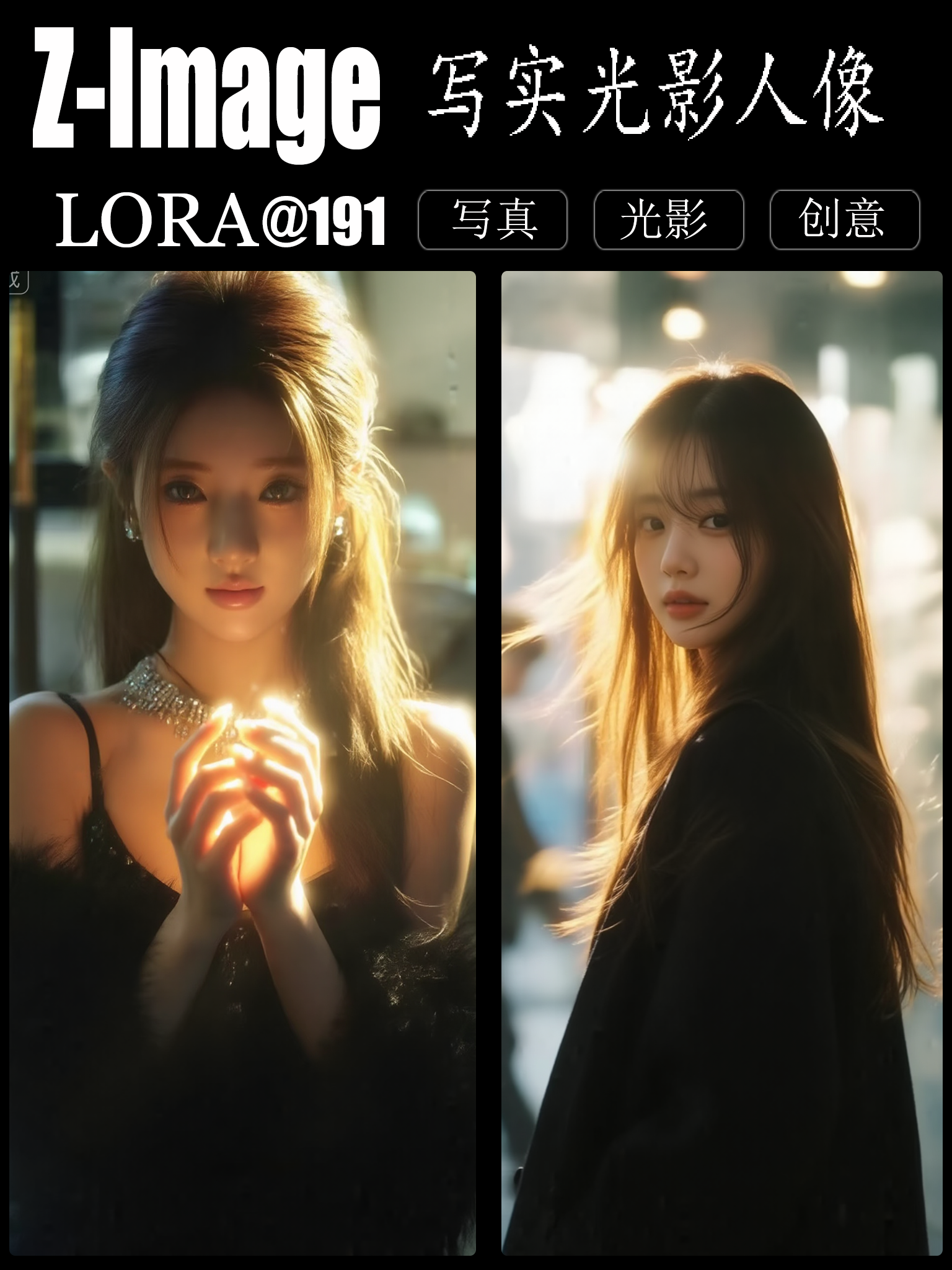 Realistic Light and Shadow Portraits 造像1.0