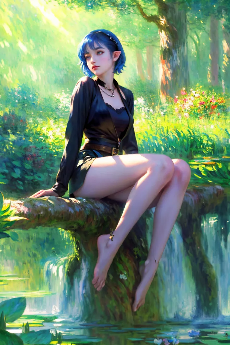 Traditional Painting Media,Girl,Style Boost,LoRA,SD 1.5