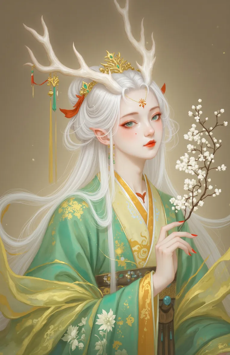 Digital Painting Media,Girl,Style Boost,LoRA,FLUX.1