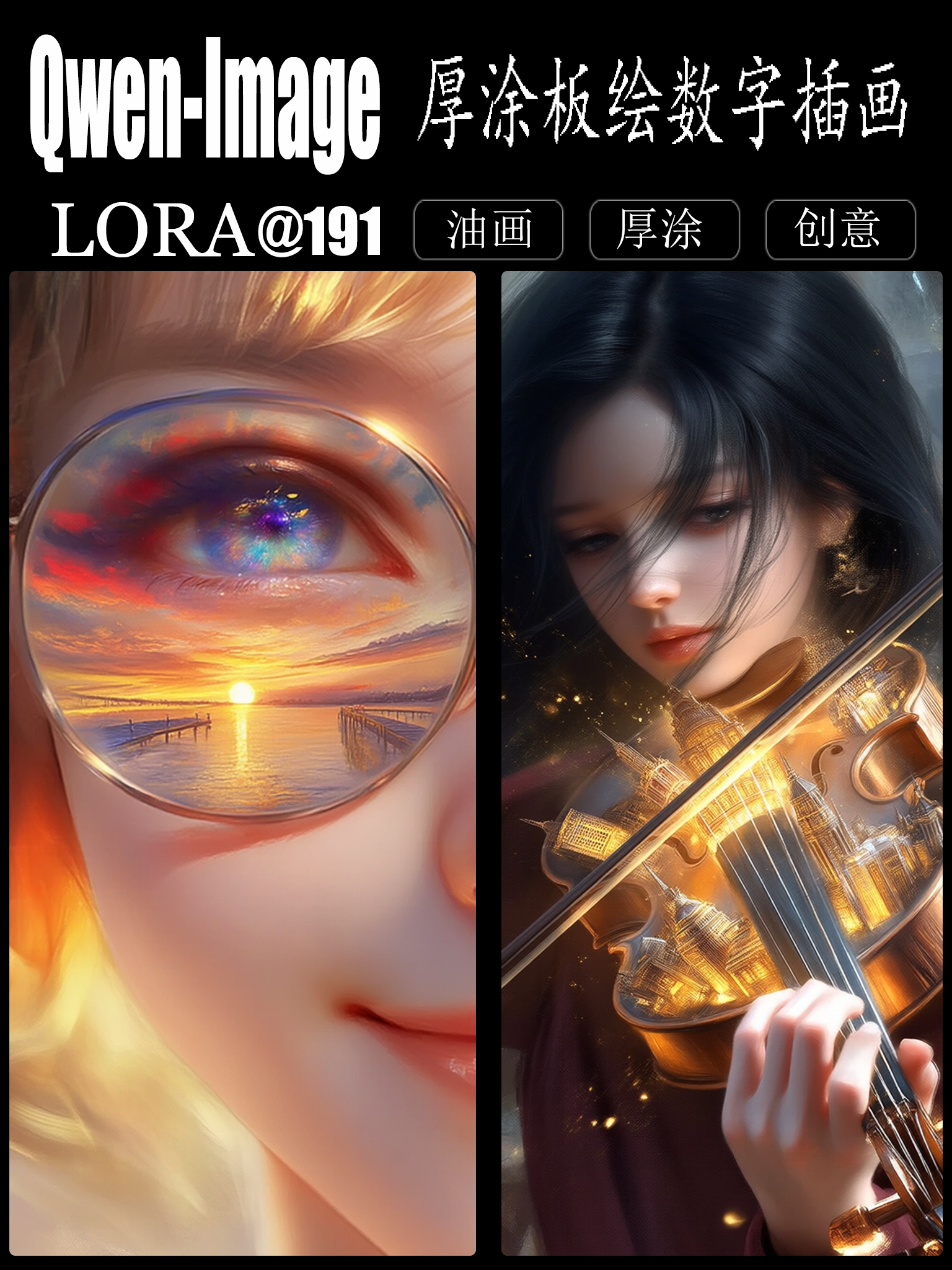 191 thick coated board illustration 千问板绘厚涂插画V1.0