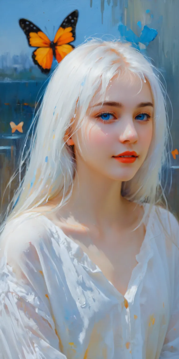 Traditional Painting Media,Girl,Style Boost,LoRA,SDXL