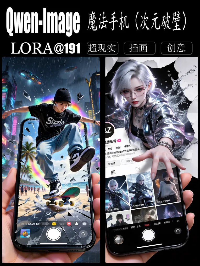 Style & Filter,Girl,Composition Control,LoRA,