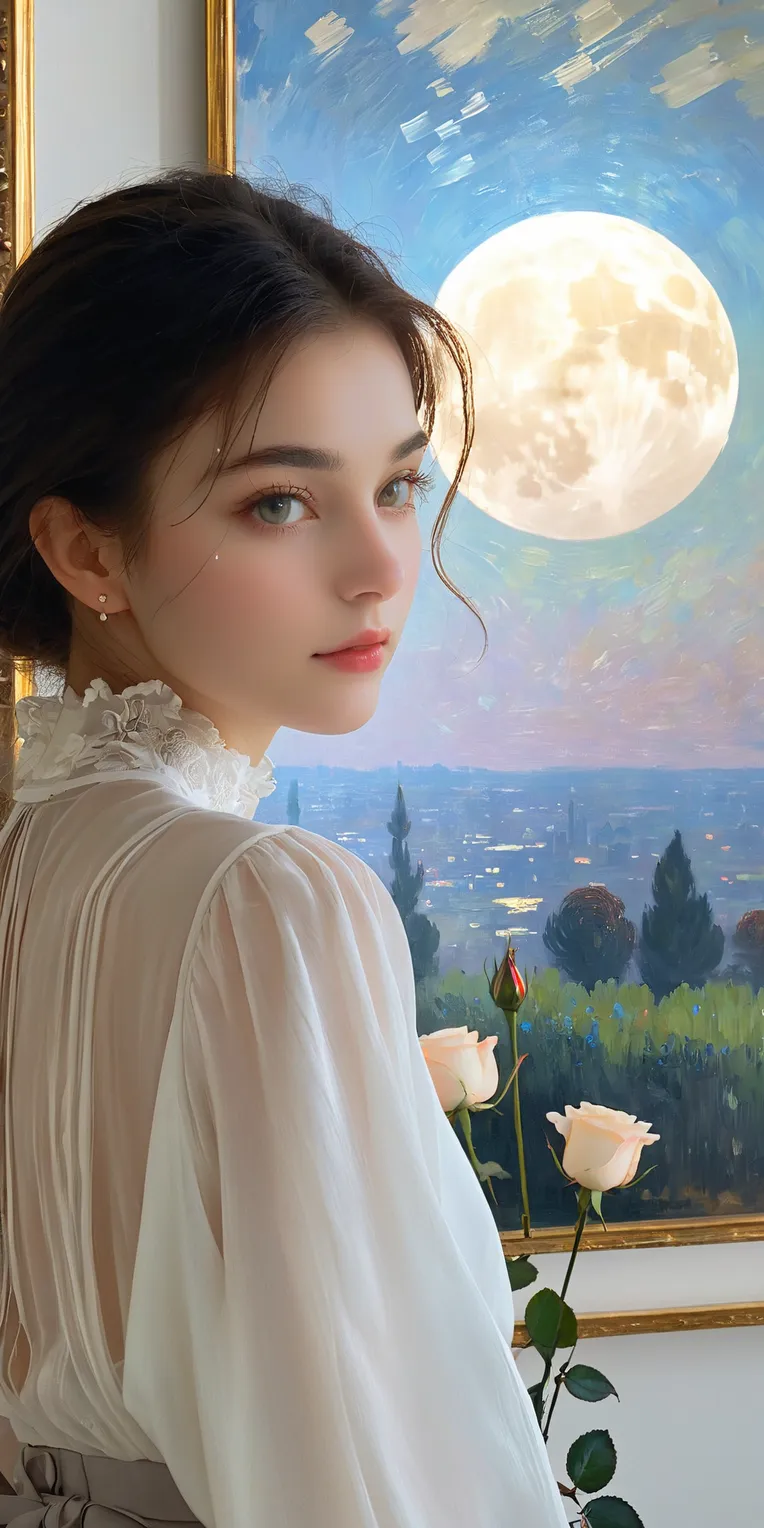 Traditional Painting Media,Girl,Style Boost,LoRA,SDXL