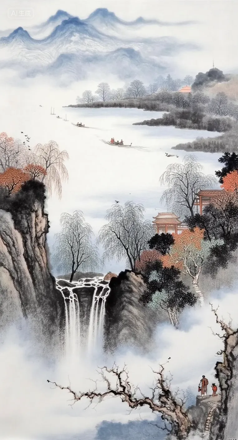 191 Chinese Classical Landscape Painting-LoRA-115689954-Shakker