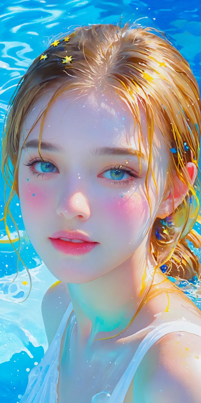 Traditional Painting Media,Girl,Style Boost,LoRA,SDXL