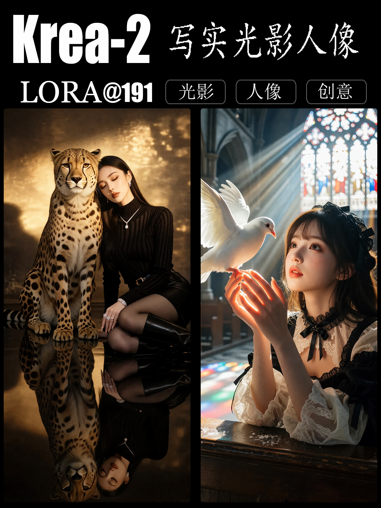Realistic Light and Shadow Portraits KRea-2写实光影V1.0