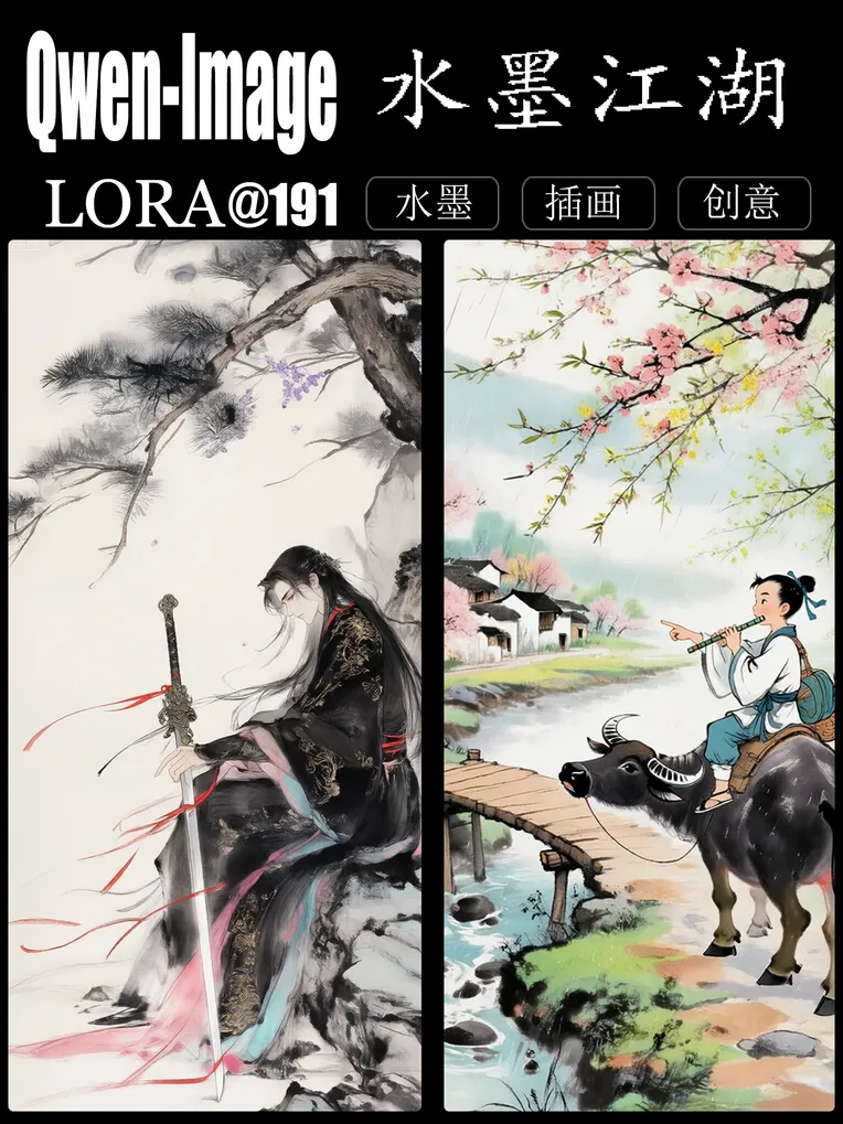 Illustration,Chinese Style,Boy,LoRA,
