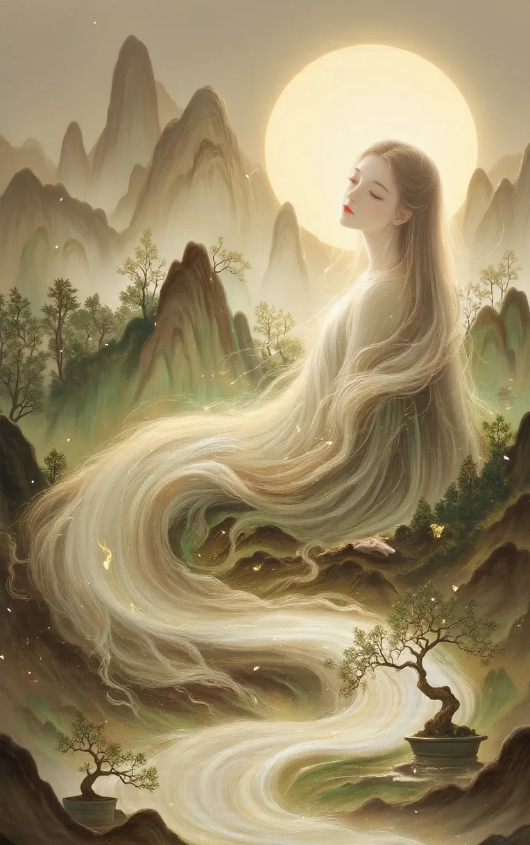 Digital Painting Media,Girl,Style Boost,LoRA,FLUX.1