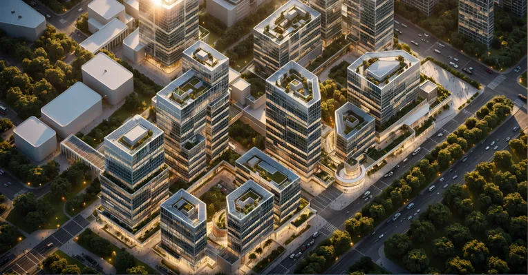 Commercial bird's-eye view rendering-LoRA-Stevenkwo-Shakker