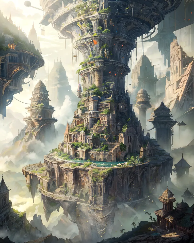 CGI style,Anime Scene,Building,LoRA,SD 1.5